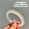 96.83 Vòng Ngọc Tuỷ Chalcedony Bạch Nguyệt Quang 53,7x9,8x7,8mm