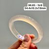 96.85 Vòng Ngọc Tuỷ Chalcedony Bạch Nguyệt Quang 54,4x10,2x7,8mm