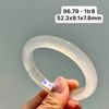 96.79 Vòng Ngọc Tuỷ Chalcedony Bạch Nguyệt Quang 52,3x9,1x7,8mm