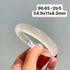 96.65 Vòng Ngọc Tuỷ Chalcedony Bạch Nguyệt Quang 54,9x11x8,2mm