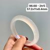96.68 Vòng Ngọc Tuỷ Chalcedony Bạch Nguyệt Quang 57,2x11x8,4mm