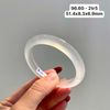 96.60 Vòng Ngọc Tuỷ Chalcedony Bạch Nguyệt Quang 51,4x8,3x6,9mm