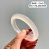 96.61 Vòng Ngọc Tuỷ Chalcedony Bạch Nguyệt Quang 56,7x10,2x7,8mm
