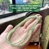 14.837 Chuỗi Quấn Phỉ Thuý Jadeite A  - Băng - Lão - Hoa Bay Lục Ngọt ~4mm