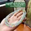 14.845 Chuỗi Quấn Phỉ Thuý Jadeite A - Nếp Băng - Băng - Lão - Đa Bảo ~6,8mm