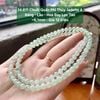 14.811 Chuỗi Quấn Phỉ Thuý Jadeite A - Băng - Lão - Hoa Bay Lục Táo ~6,1mm