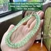 14.848 Chuỗi Quấn Phỉ Thuý Jadeite A - Băng - Lão - Hoa Bay Lục Táo Ngọt ~6mm