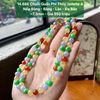 14.886 Chuỗi Quấn Phỉ Thuý Jadeite A - Nếp Băng - Băng - Lão - Đa Bảo ~7,3mm