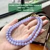 14.880 Chuỗi Quấn Phỉ Thuý Jadeite A - Nếp Hoá - Tím Cà ~7mm