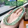 14.846 Chuỗi Quấn Phỉ Thuý Jadeite A - Băng - Lão - Hoa Bay Lục Đậm Cay ~6mm