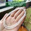 14.774 Chuỗi Quấn Phỉ Thuý Jadeite A - Băng - Bạch Nguyệt Quang ~4,2mm