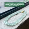 14.856 Chuỗi Quấn Phỉ Thuý Jadeite A - Cao Băng - Thuỷ Tinh - Lam Thiên Không ~7,2mm