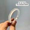 91.22 Vòng Ngọc Tuỷ Chalcedony Bạch Nguyệt Quang 51,3x8,9x7,5mm