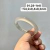 91.28 Vòng Ngọc Tuỷ Chalcedony Bạch Nguyệt Quang 54,2x9,4x8,3mm