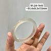 91.24 Vòng Ngọc Tuỷ Chalcedony Bạch Nguyệt Quang 51,4x9,3x7,5mm