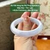 26.739 Vòng Hẹ Phỉ Thuý Jadeite A - Nếp Hoá - Tím Lam ~49,6x11x8,6mm