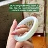 26.743 Vòng Hẹ Phỉ Thuý Jadeite A - Nếp - Nếp Hoá - Lam Đốm Hoàng Phỉ ~56,3x12,3x9mm