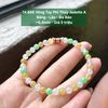 14.866 Vòng Tay Phỉ Thuý Jadeite A- Băng - Lão - Đa Bảo ~5,4mm