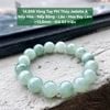 14.859 Vòng Tay Phỉ Thuý Jadeite A - Nếp Hoá -  Nếp Băng - Lão - Hoa Bay Lam ~13,6mm