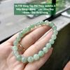 14.778 Vòng Tay Phỉ Thuý Jadeite A - Nếp Băng -  Băng - Lão - Hoa Bay ~8mm
