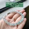 14.768 Vòng Tay Phỉ Thuý Jadeite A - Băng - Hoa Bay Lam ~7,3mm
