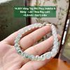 14.801 Vòng Tay Phỉ Thuý Jadeite A- Băng - Lão - Hoa Bay Lam ~6,6mm