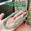 14.819 Chuỗi Quấn Phỉ Thuý Jadeite A- Cao Băng - Lão - Hoa Bay Lục Đậm ~3,8mm