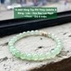 14.860 Vòng Tay Phỉ Thuý Jadeite A- Băng - Lão - Hoa Bay Lục Ngọt ~7mm