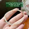 14.757 Vòng Tay Phỉ Thuý Jadeite A- Cao Băng - Lão - Đa Bảo ~4mm