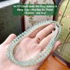 14.777 Chuỗi Quấn Phỉ Thuý Jadeite A- Băng -  Lão - Hoa Bay Du Thanh ~5,5mm