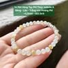 14.764 Vòng Tay Phỉ Thuý Jadeite A- Băng - Lão -  Trắng Mix Hoàng Phỉ ~5,5mm