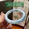 26.740* Vòng Đũa Phỉ Thuý Jadeite A- Nếp Hoá - Tím Lam Monet ~55,1x10x10,2mm