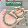 14.773 Vòng Tay Phỉ Thuý Jadeite A- Băng - Lão - Hoa Bay Du Thanh ~6mm