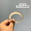 91.59 Vòng Ngọc Tuỷ Chalcedony Màu Khói  ~54,7x11,5x8,3mm