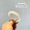 91.44 Vòng Ngọc Tuỷ Chalcedony Bạch Nguyệt Quang ~54,7x12,2x8mm