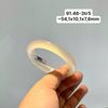91.46 Vòng Ngọc Tuỷ Chalcedony Màu Khói  ~54,1x10x7,8mm