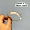 91.50 Vòng Ngọc Tuỷ Chalcedony Màu Khói  ~53,5x10,6x7,4mm