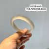 91.52 Vòng Ngọc Tuỷ Chalcedony Màu Khói  ~54,7x10,9x8,6mm
