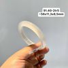 91.40 Vòng Ngọc Tuỷ Chalcedony Bạch Nguyệt Quang ~56x11,3x8,5mm