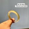 92.79 Vòng Ngọc Tuỷ Chalcedony Màu Vàng Hoàng Kim ~ 50,3x11,5x7,5mm