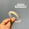 91.61 Vòng Ngọc Tuỷ Chalcedony Màu Khói  ~ 52,4x11,2x7mm