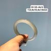 91.55 Vòng Ngọc Tuỷ Chalcedony Màu Khói  ~53,8x10,8x7,6mm