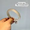 91.53 Vòng Ngọc Tuỷ Chalcedony Bạch Nguyệt Quang ~56,7x12,8x8,5mm