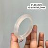 91.36 Vòng Ngọc Tuỷ Chalcedony Bạch Nguyệt Quang ~53,4x11x8,2mm
