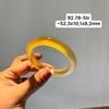 92.78 Vòng Ngọc Tuỷ Chalcedony Màu Vàng Hoàng Kim ~ 52,3x10,1x8,3mm