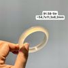 91.58 Vòng Ngọc Tuỷ Chalcedony Bạch Nguyệt Quang ~54,7x11,3x8,2mm