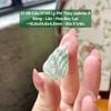 31.98 Cửu Vĩ Hồ Ly Phỉ Thuý Jadeite A - Băng - Lão - Hoa Bay Lục ~18,8x24,8x4,2mm