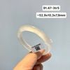 91.47 Vòng Ngọc Tuỷ Chalcedony Bạch Nguyệt Quang ~52,9x10,3x7,8mm