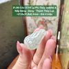 31.96 Cửu Vĩ Hồ Ly Phỉ Thuý Jadeite A - Nếp Băng - Băng - Thanh Thuỷ Lục ~21,6x31,8x6,5mm