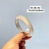 91.48 Vòng Ngọc Tuỷ Chalcedony Bạch Nguyệt Quang ~ 53,9x12x8mm